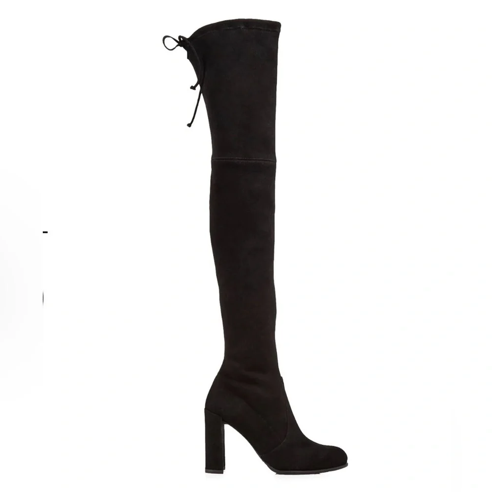 Stuart Weitzman Hiline Suede Over-The-Knee Boots